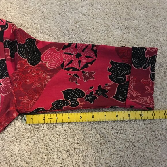 TanJay Crepe Queen of Hearts & Spades Button Down Shirt - Picture 14 of 14